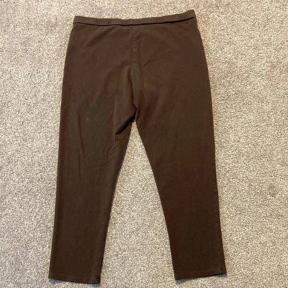 🌸 a.n.a. Brown Cropped Leggings L - Picture 11 of 13